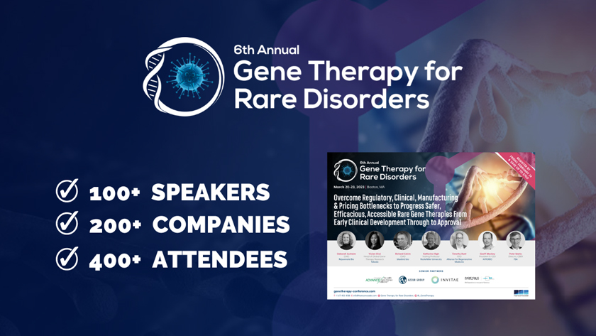 6th Gene Therapy For Rare Disorders Summit 2023 Pharmaphorum