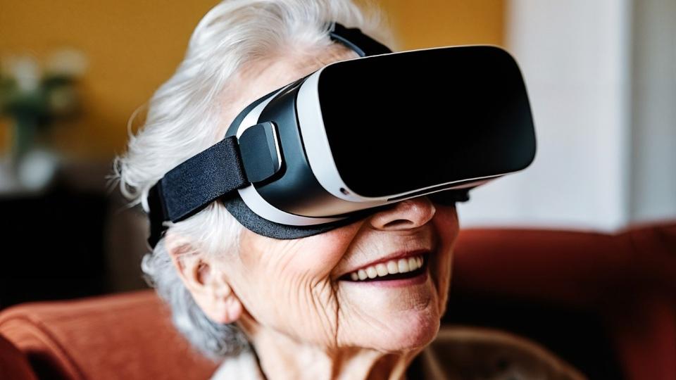 VR headset for Alzheimer's detection