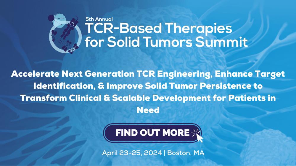 5th TCR-based Therapies for Solid Tumors Summit banner