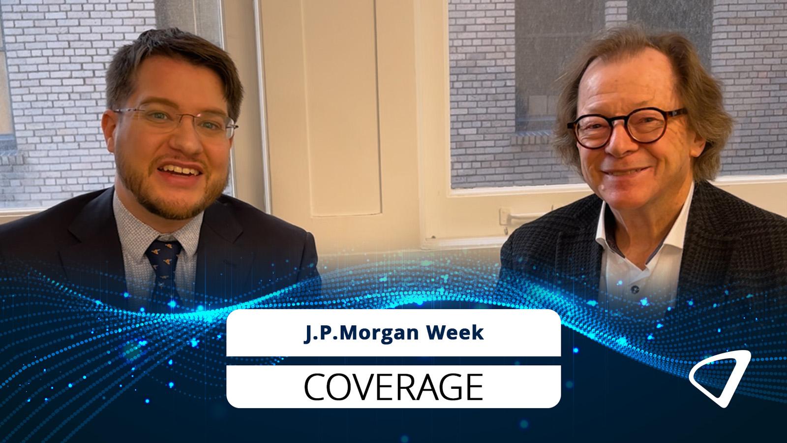 Jonah Comstock and Frank Gleeson at JP Morgan