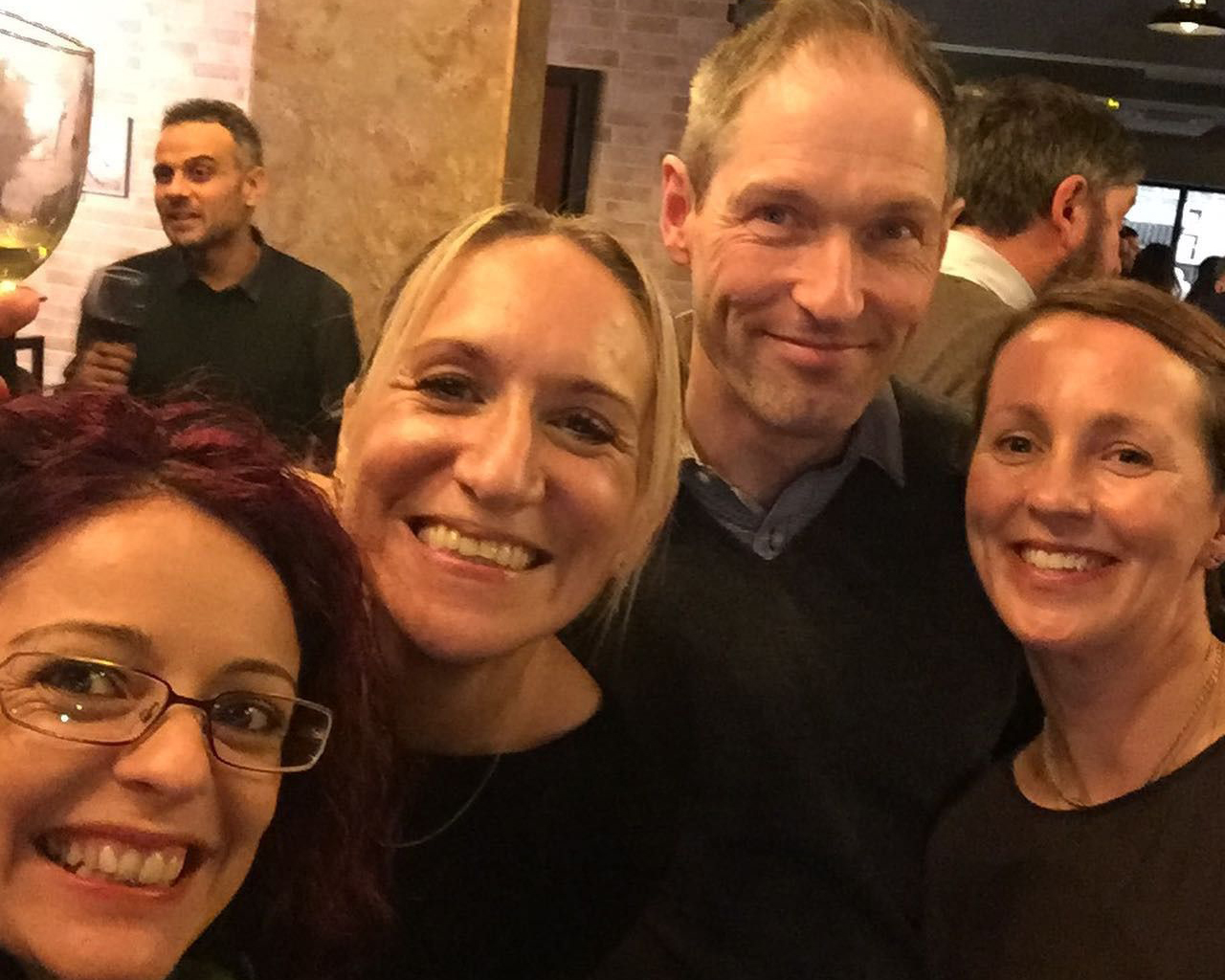 Sara Lynette Dom Claire social evening