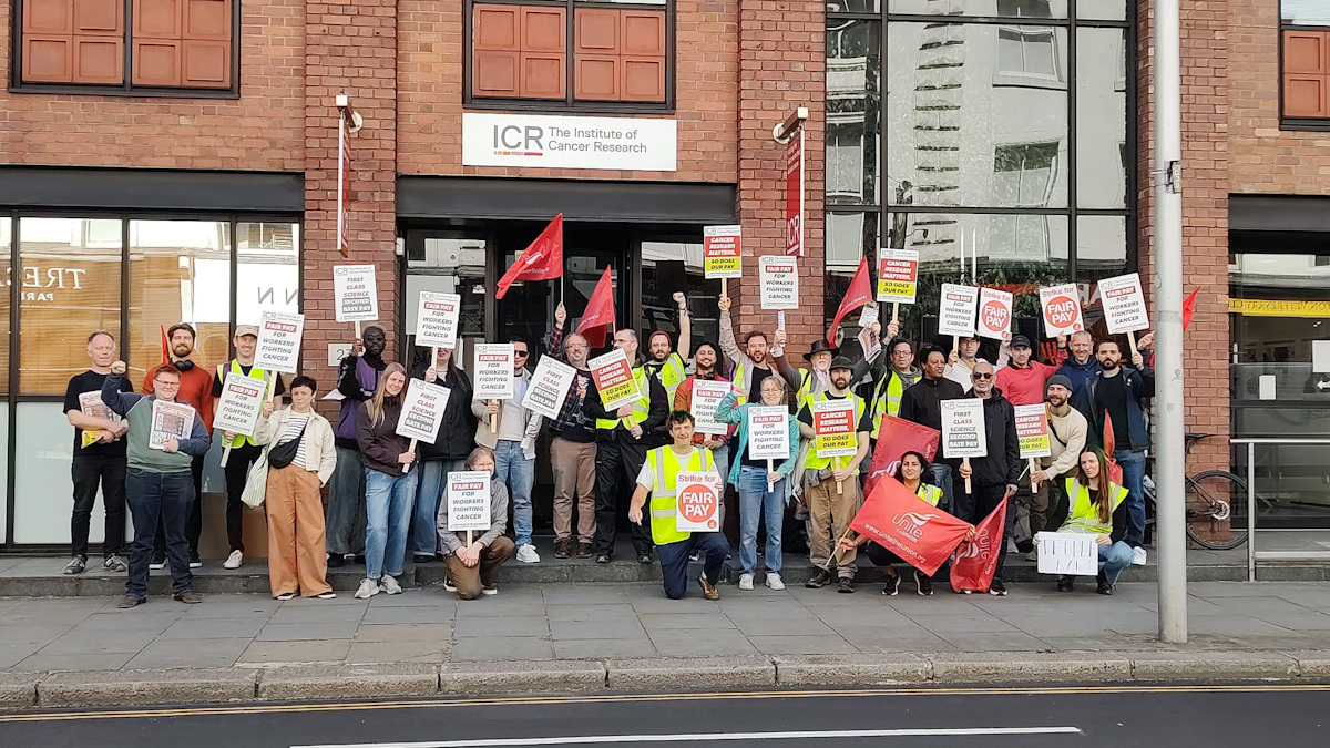 Pay offer rejected as ICR researchers continue strike action