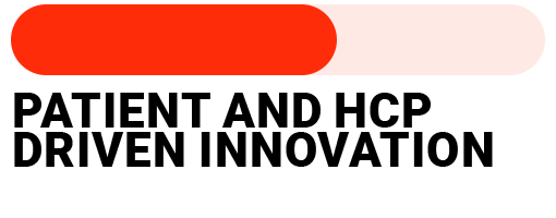 Patient and HCP driven innovation