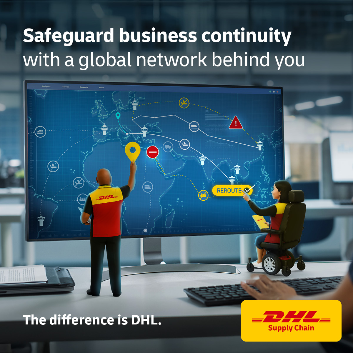 safeguard business continuity with a global network behind you DHL