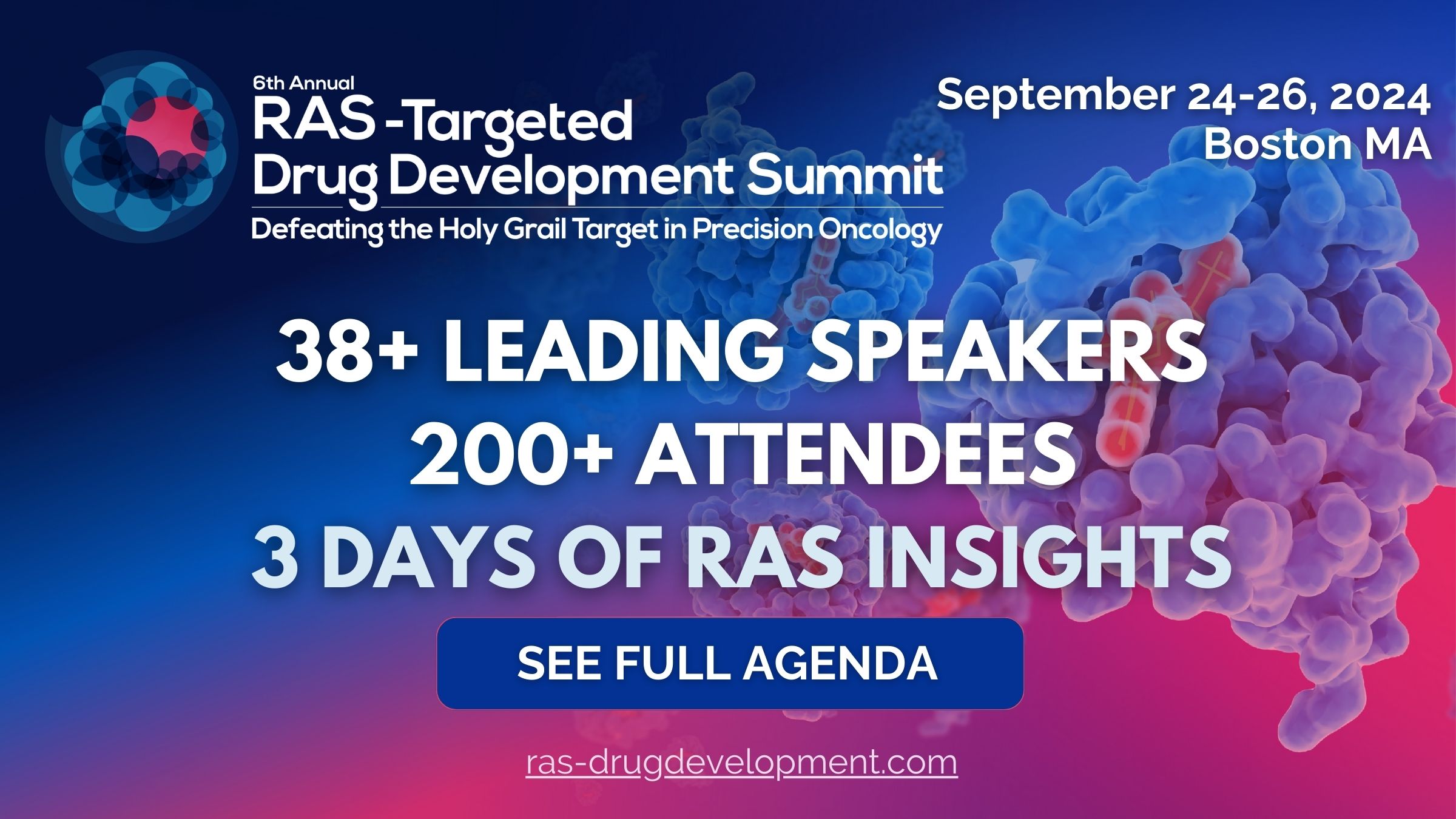 RAS-targeted drug development summit banner