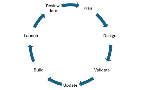 cycle of development graphic