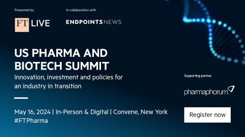 FT US PHARMA AND BIOTECH SUMMIT banner