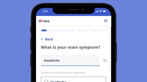 AI symptom checker software