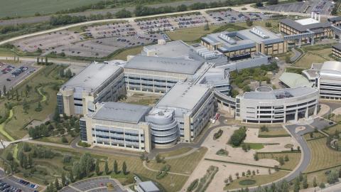 Aerial vew of Discovery Park in Sandwich, Kent