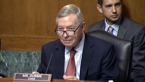 Senate Majority Whip and Senate Judiciary Committee chair Dick Durbin (D-IL)