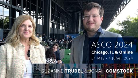 Dr Suzanne Trudel at ASCO 2024