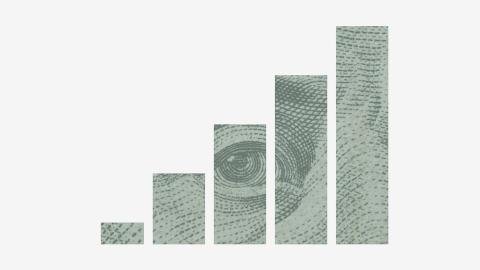 graph bars showing strong sales growth image for European pharma news article