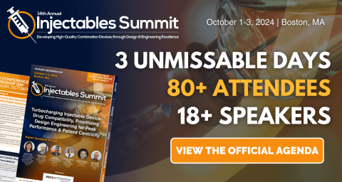 14th Injectables Summit – October 1,3 - Boston, MA event banner