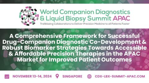 World Companion Diagnostics & Liquid Biopsy Summit APAC