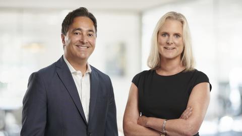 Create Health Ventures managing partners Amit Aysola and Emma Cartmell 