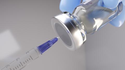 Syringe and vaccine vial