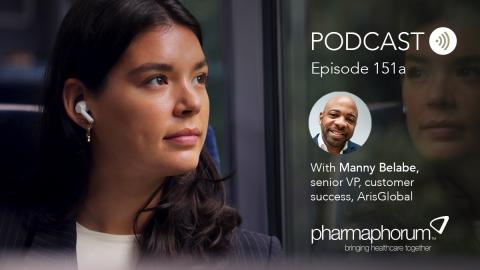 pharmaphorum podcast Episode 151a - female listening to podcast