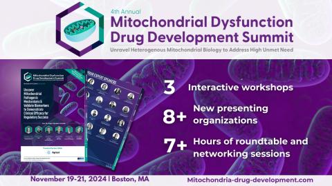 4th Mitochondrial Dysfunction Drug Development Summit banner image