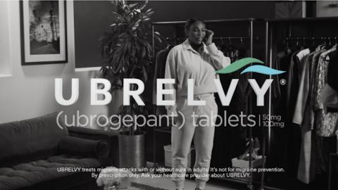 Serena Williams in AbbVie's Ubrelvy ad