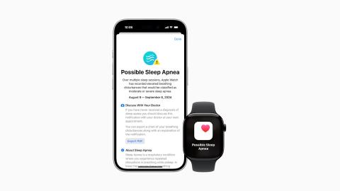 sleep apnoea detector for Apple Watch