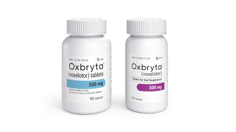 Oxbryta pill bottles