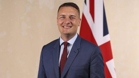 UK Health and Social Care Secretary Wes Streeting