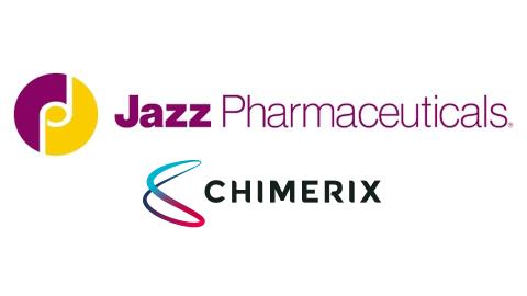 Jazz Pharmaceuticals and Chimerix logos