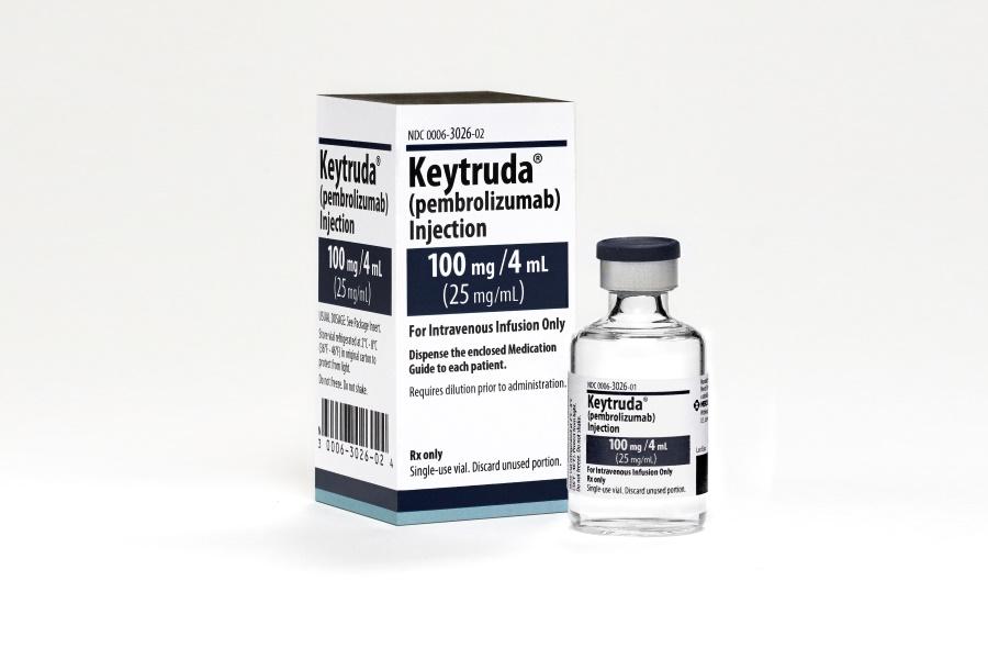 Keytruda pack and vial