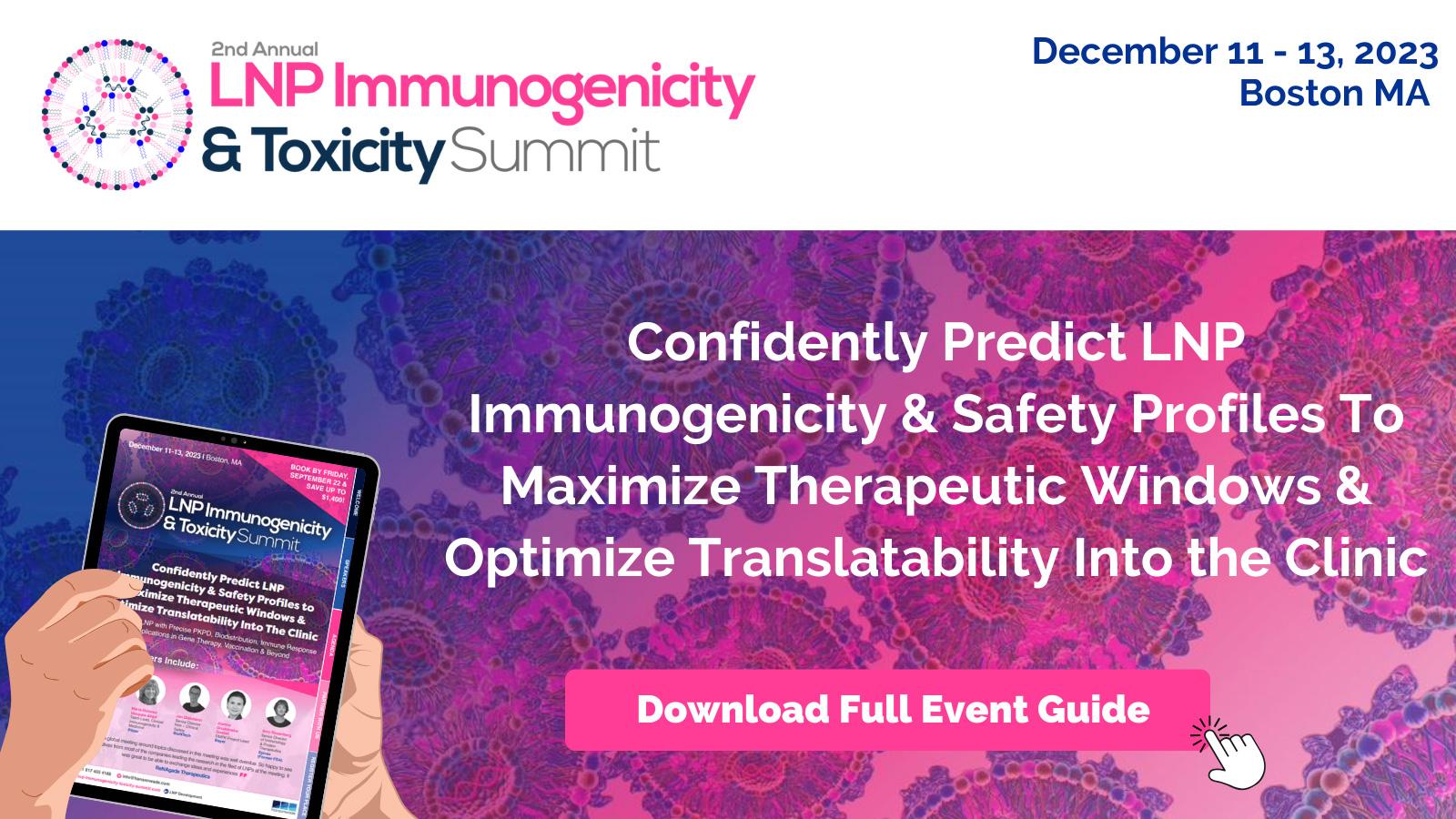 2nd LNP Immunogenicity & Toxicity Summit