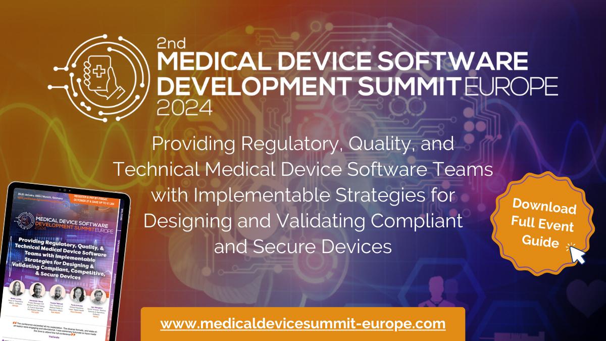 2nd Medical Device Software Development Europe 2024