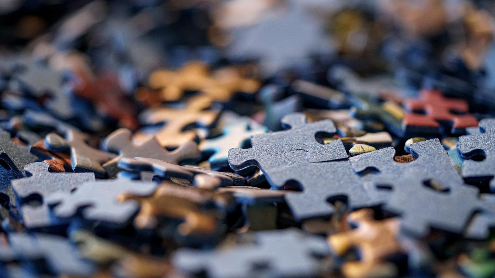 complex puzzle jigsaw pieces