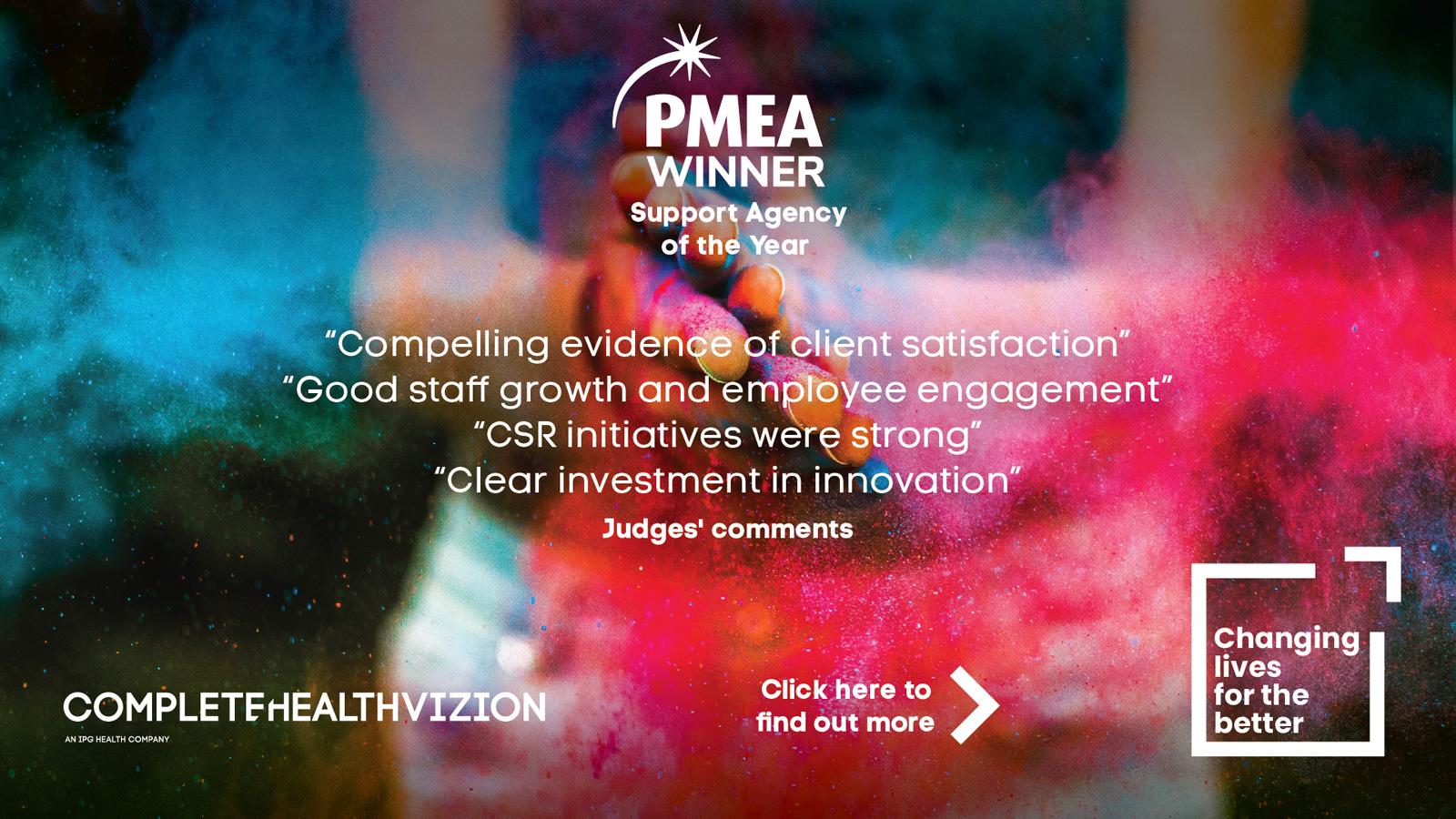 Winner Complete HealthVizion PMEA Support Agency of the Year