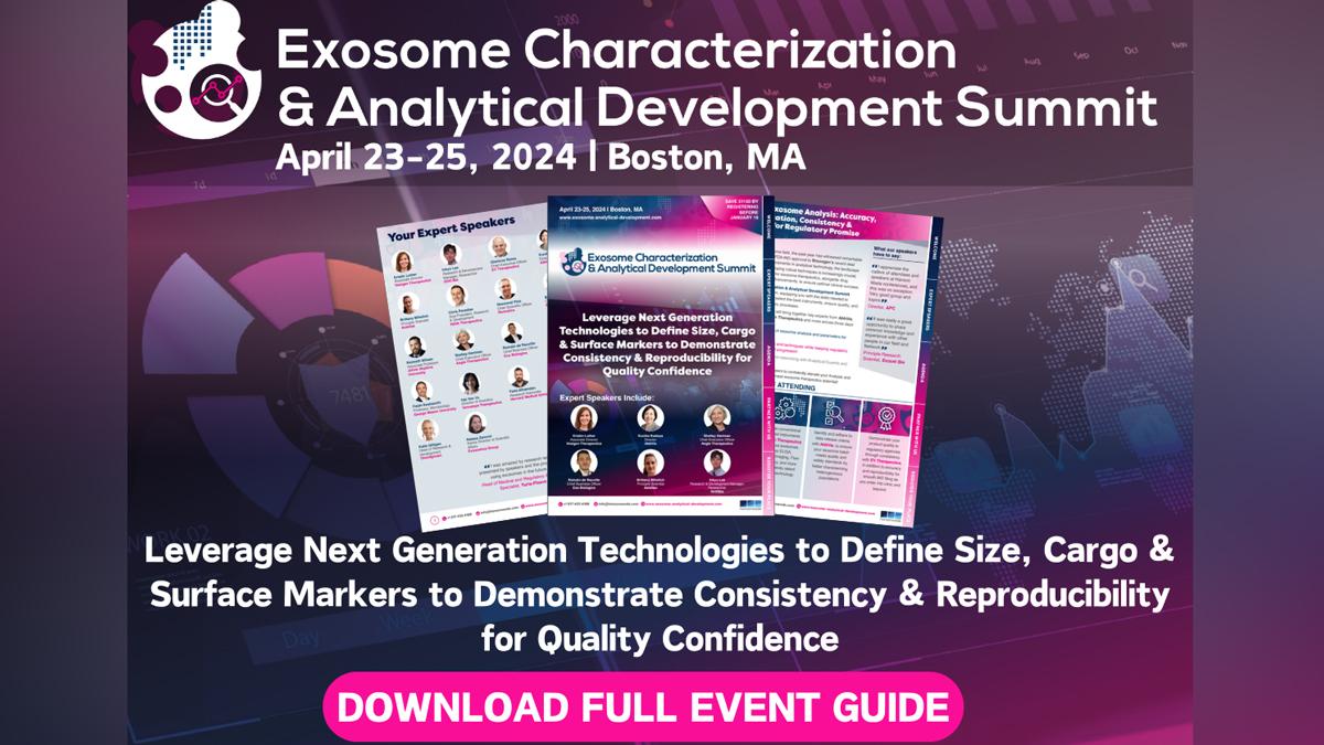 Exosome Characterization & Analytical Development Summit feature