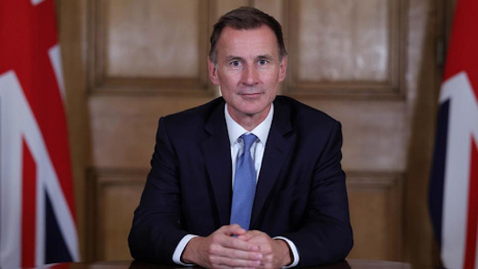 UK Chancellor of the Exchequer Jeremy Hunt