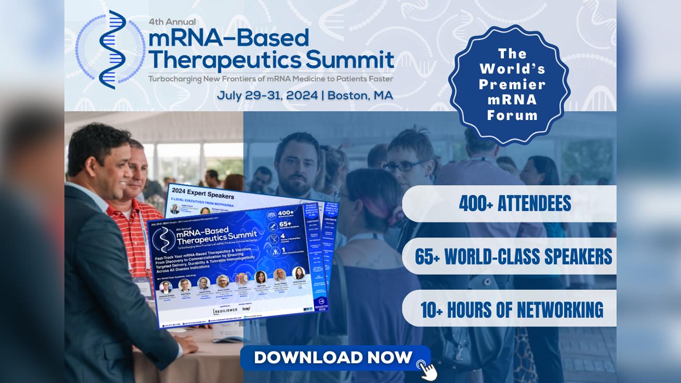 4th mRNA-Based Therapeutics Summit banner