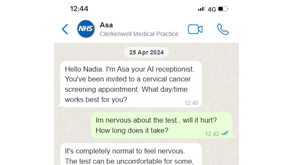 AI-powered WhatsApp messaging cleared for NHS pilot