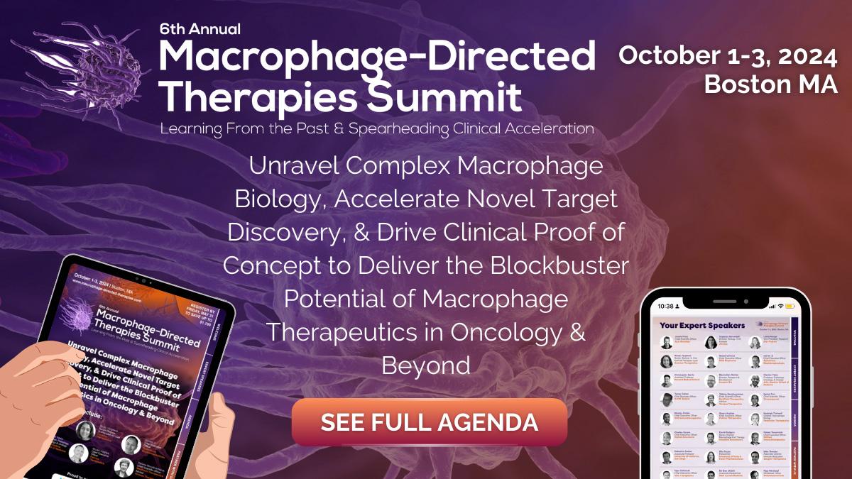 6th Macrophage-Directed Therapies Summit banner