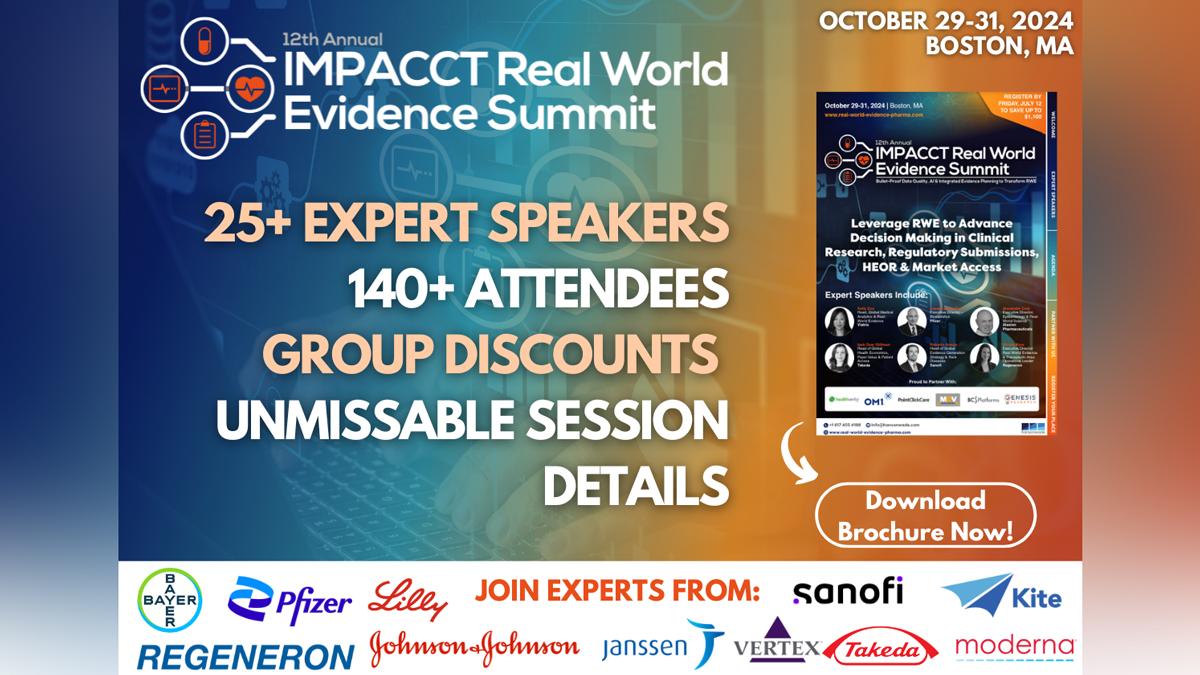 12th IMPACCT Real World Evidence Summit banner