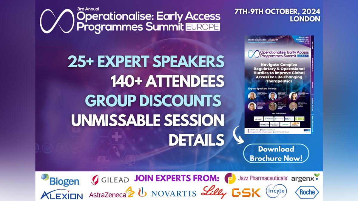 3rd Operationalise Early Access Programmes Summit Europe banner