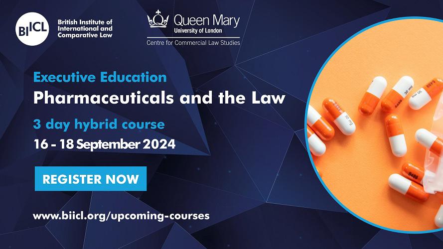 Short Course Pharma and the Law