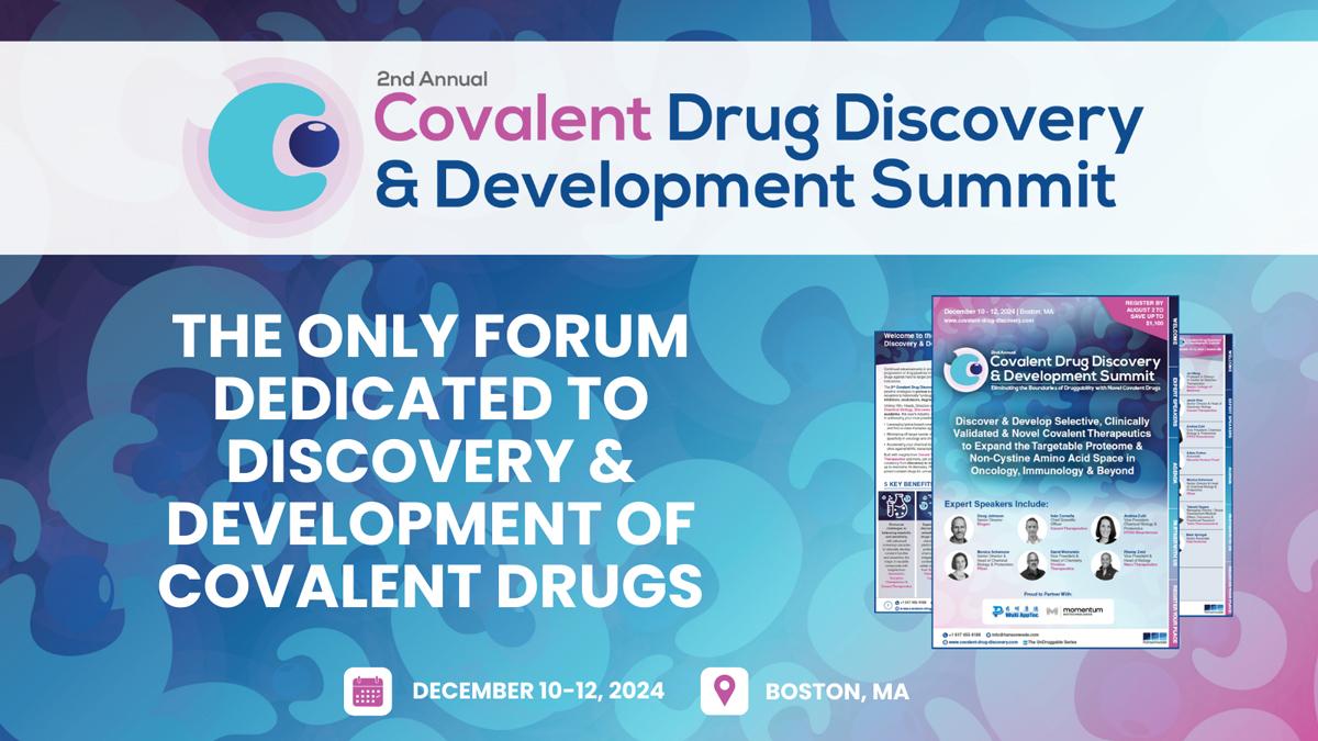 2nd Covalent Drug Discovery & Development Summit banner image