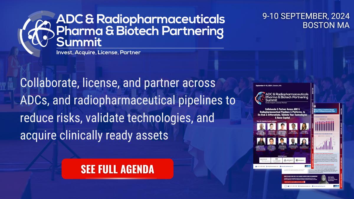 ADC & Radiopharmaceuticals Pharma & Biotech Partnering Summit bannert