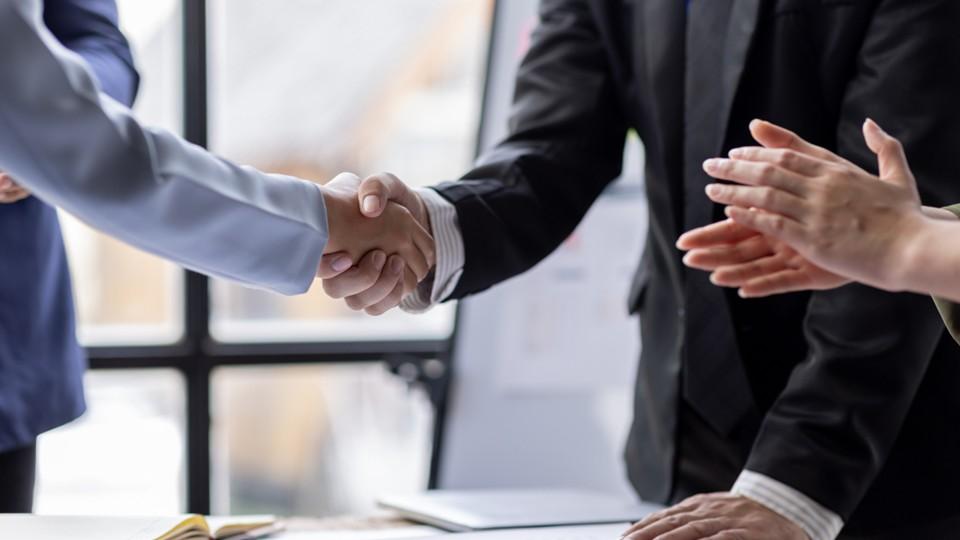 business deal handshake