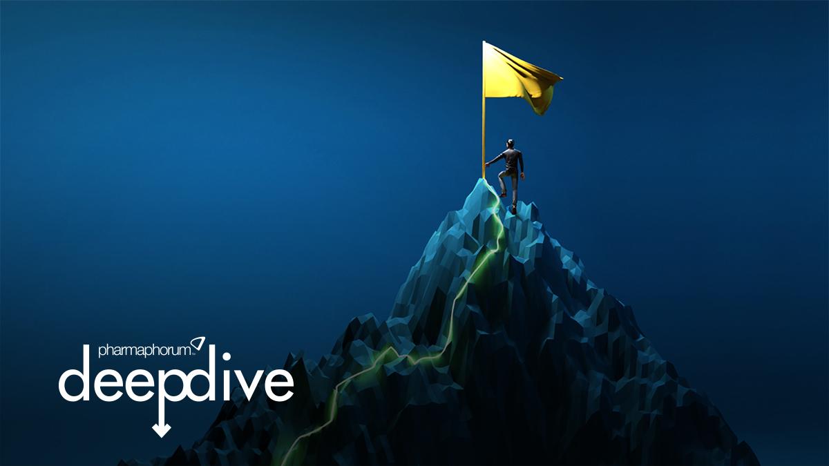 reaching top of the mountain