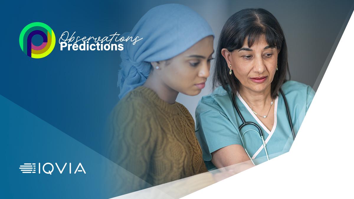 Doctor and patient viewing tablet