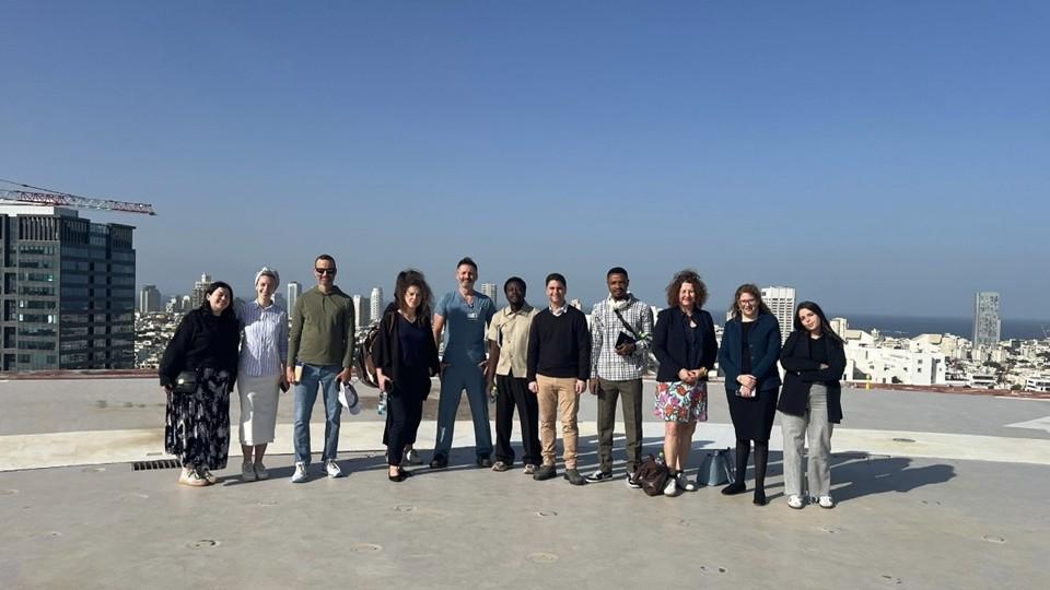 Tel Aviv Sourasky Medical Center helipad and The Jerusalem Press Club