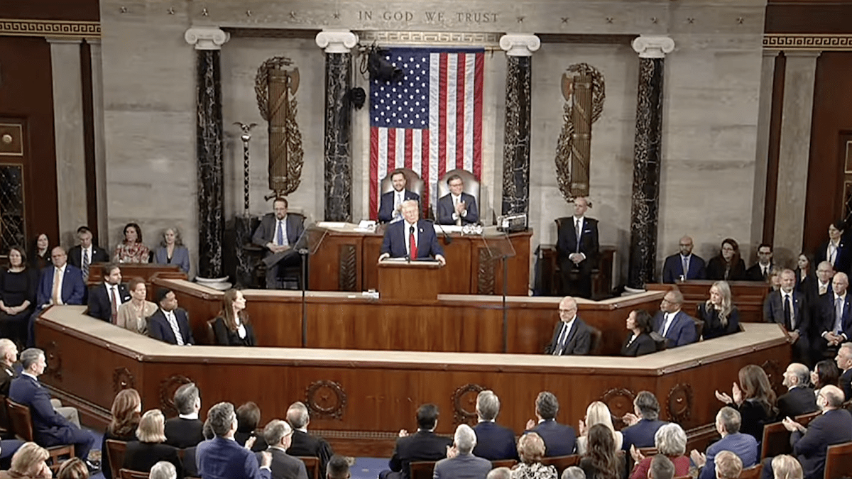 In brief SOTU remarks, Trump asks Congress to "codify" MFN