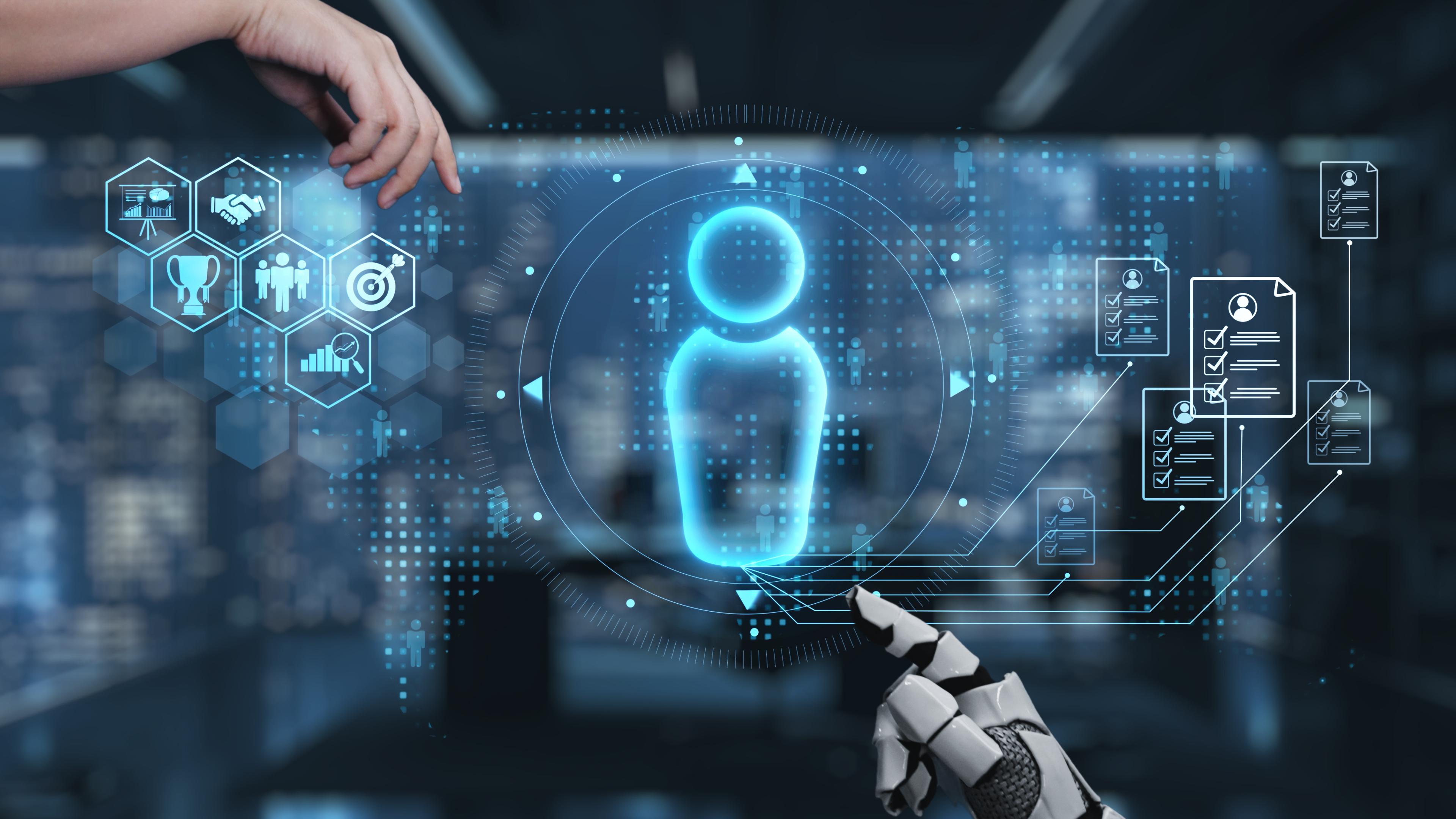 human and AI working together