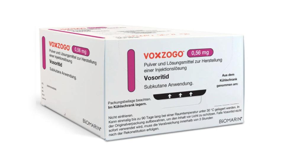 A box of Voxzogo