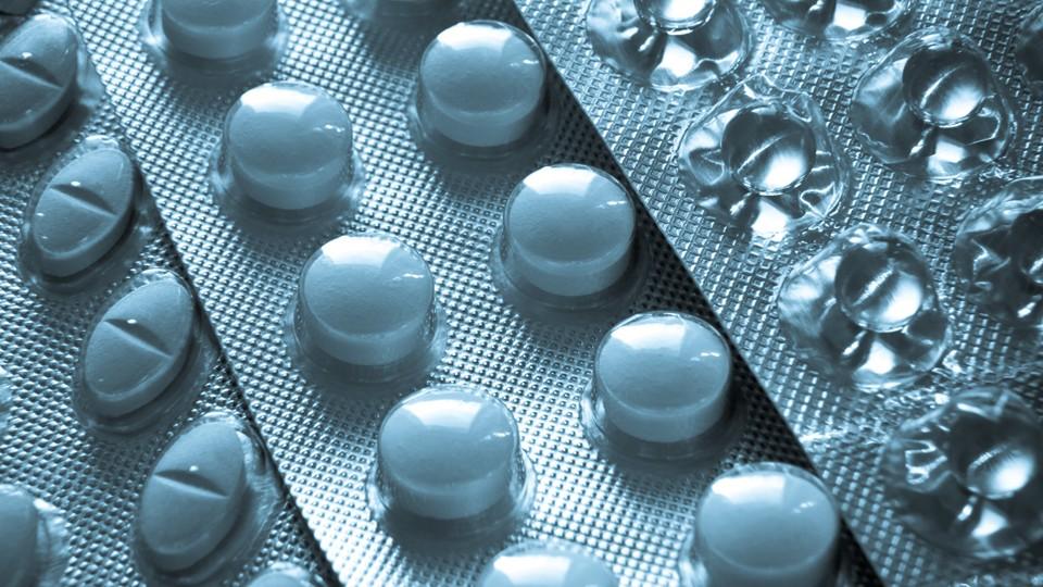 blister packets of pills